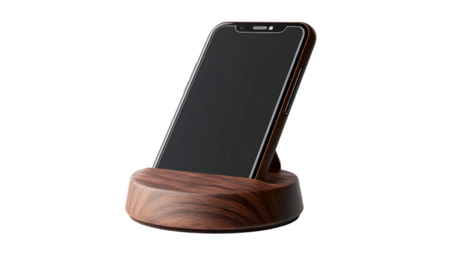 Desk Phone Holder with Logo