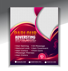 Mockup flyer design template