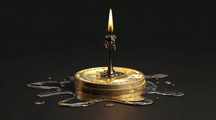 Candles glow in the darkness, their flames a gentle light of religion and celebration