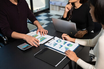 Co-workers are consultants on business documents, tax, transactions and business combinations after a bankrupt merger with a newly founded company.
