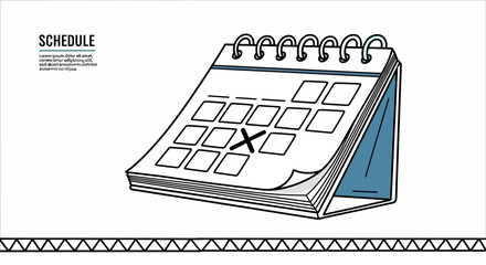 Planning and Organizing Your Daily Tasks and Appointments With a Calendar A Visual Representation of Time Management and Scheduling