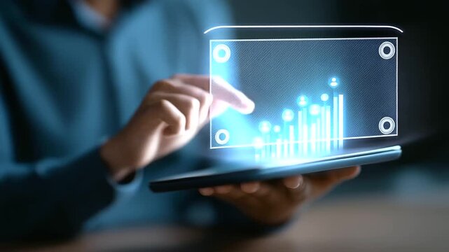 A sleek digital MBA platform glows with leadership icons and professional development charts. Knowledge pathways radiate across the interface atmosphere of ambition prestige and