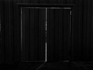 Light Behind the Door — Mystery in the Interior. Monochrome Hues.