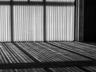 Silent Light — Reflections in the Hall. Monochrome Hues.