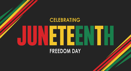 Celebrating Juneteenth Freedom Day Acknowledging Emancipation and African American Heritage and History