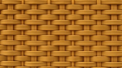 Intricate wooden texture woven pattern close-up. AI image