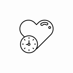 health time monitoring icon sign vector