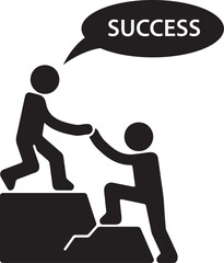 Helping a partner climb to achieve success
