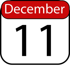 Mark your calendar with December 11th, a date for important events and planning your year ahead.