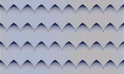 Dragon skin seamless pattern, vector abstract background of reptile or fish scales, also look like roof tiling or architecture element.