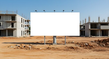 Obraz premium blank billboard on the street mockup