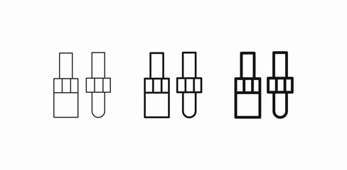 eye drop applicators icon sign vector