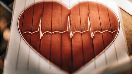 heart and heartbeat symbol