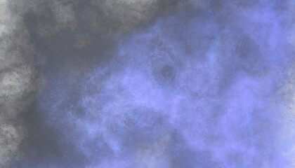 Clouds and smoke, diffused and turbulent blue tones, objects, graphics created with a tablet, to serve as design elements or backgrounds.