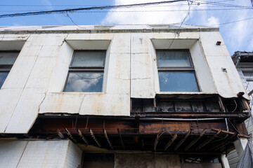 日本の鳥取県米子市の皆生温泉の古くてとても美しい建物