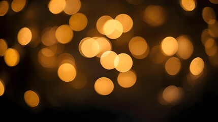 Magical Christmas Bokeh Lights Background - Elegant Holiday Greeting Card with Copy Space