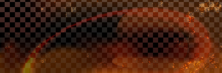 Gradient film light overlay with orange and prism blur color. Overlay film background warm cinematic effect