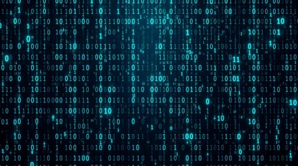 Download free digital binary code background image for technology and data analysis visualization project