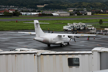 出雲空港の飛行機