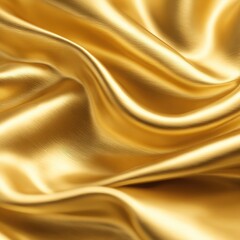 A seamless gold foil surface exhibits a smooth, flawless texture and uniform shine. This elegant design showcases a striking appearance, perfect for various creative uses.