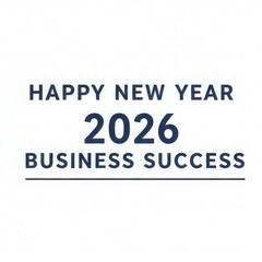 A Corporate Greeting for a Successful New Year 2026.