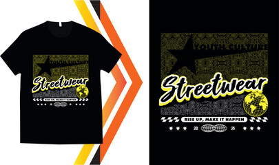 Steetwear T shirt design Urban style t-shirt design asthetic t-shirt design steetwear design.