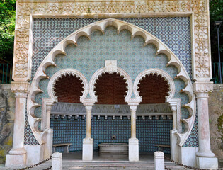 Fonte Mourisca, a fountain located in Sintra, Portugal