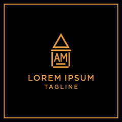 am monogram logo