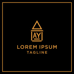 ay monogram logo