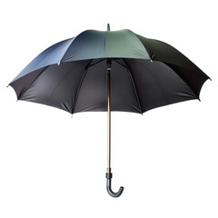 Protective Umbrella: A large black protective umbrella, PNG format.