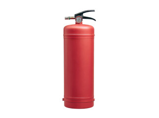 Red fire extinguisher safety equipment emergency preparedness, Isolated On Transparent Background, Png