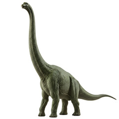 Obraz premium illustration Brachiosaurus Dinosaur Toy. Isolated on transparent background, png