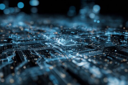 Resilient networking for uninterrupted business operations. Human robot. Enriched network visualization: data centers in business harmony. Machine learning. Human computer. - Powered by Adobe