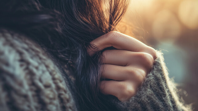 Hair Twirling as a Nervous Habit