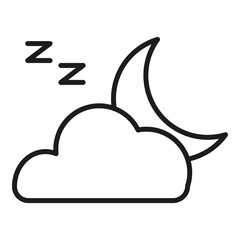 night vector icon