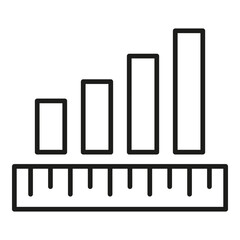 Measurable vector icon