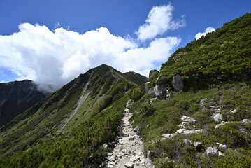 Climbing Mt. Kiso-Komagatake, Nagano, Japan