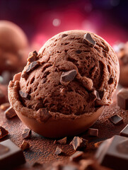 Ice cream commercial photography