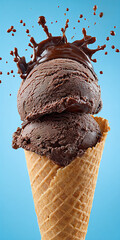 Ice cream commercial photography