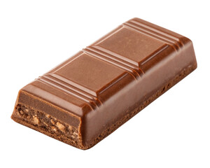 dark chocolate bar isolated Transperency, Cutout