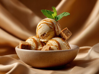 Ice cream commercial photography