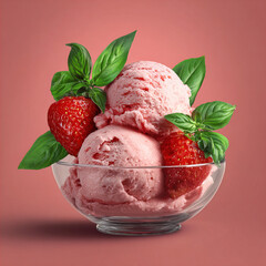 Ice cream commercial photography