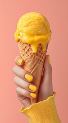 Ice cream commercial photography