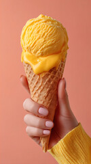 Ice cream commercial photography