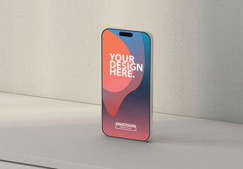 Modern Smartphone screen mockup