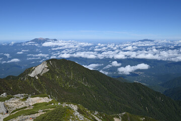 Climbing Mt. Kiso-Komagatake, Nagano, Japan