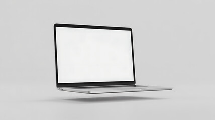 Isolated laptop mockup without background with blank screen. Stock royalty free . Overlay 