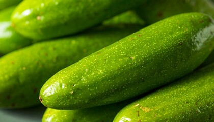 Bunch of green cucamelons