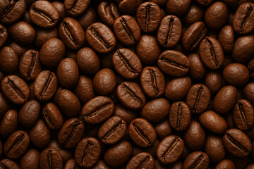 Textured coffee bean background