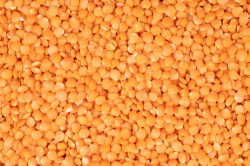 Red lentils background
